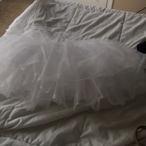 White tutu!